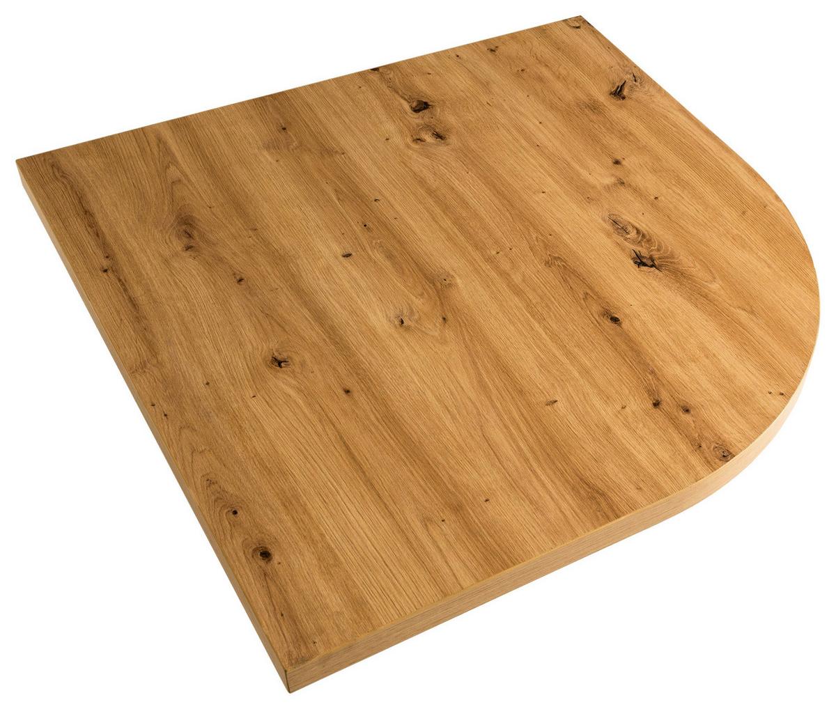 Eckverbindungsplatte in Eiche Artisan - Eiche Artisan, MODERN, Holzwerkstoff (80/80cm) - Mömax