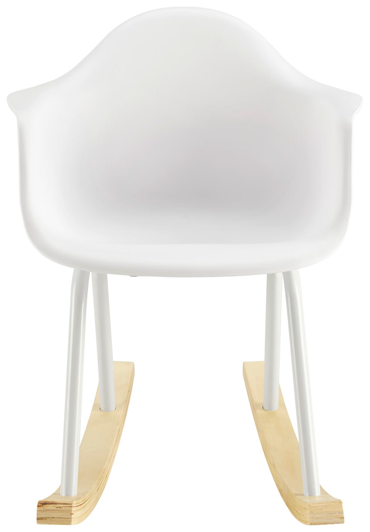 Kinderstuhl Bobby Weiß Kunststoff - Weiß, MODERN, Holz/Kunststoff (41,5/60/54cm) - Bessagi Kids