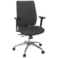 Vrtljivi Stol Integrio I, Temno Siva - barve kroma/temno siva, Moderno, kovina/umetna masa (74/123/63cm) - MID.YOU