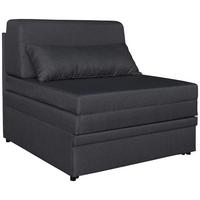 Fotelja Na Razvlačenje Cosmo - tamno siva/crna, Moderno, drvni materijal/drvo (90/87/98cm) - Best Price