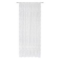 Fertigvorhang Lene Offwhite ca. 140x245cm - Weiss, Romantik / Landhaus, Textil (140/245cm) - Based