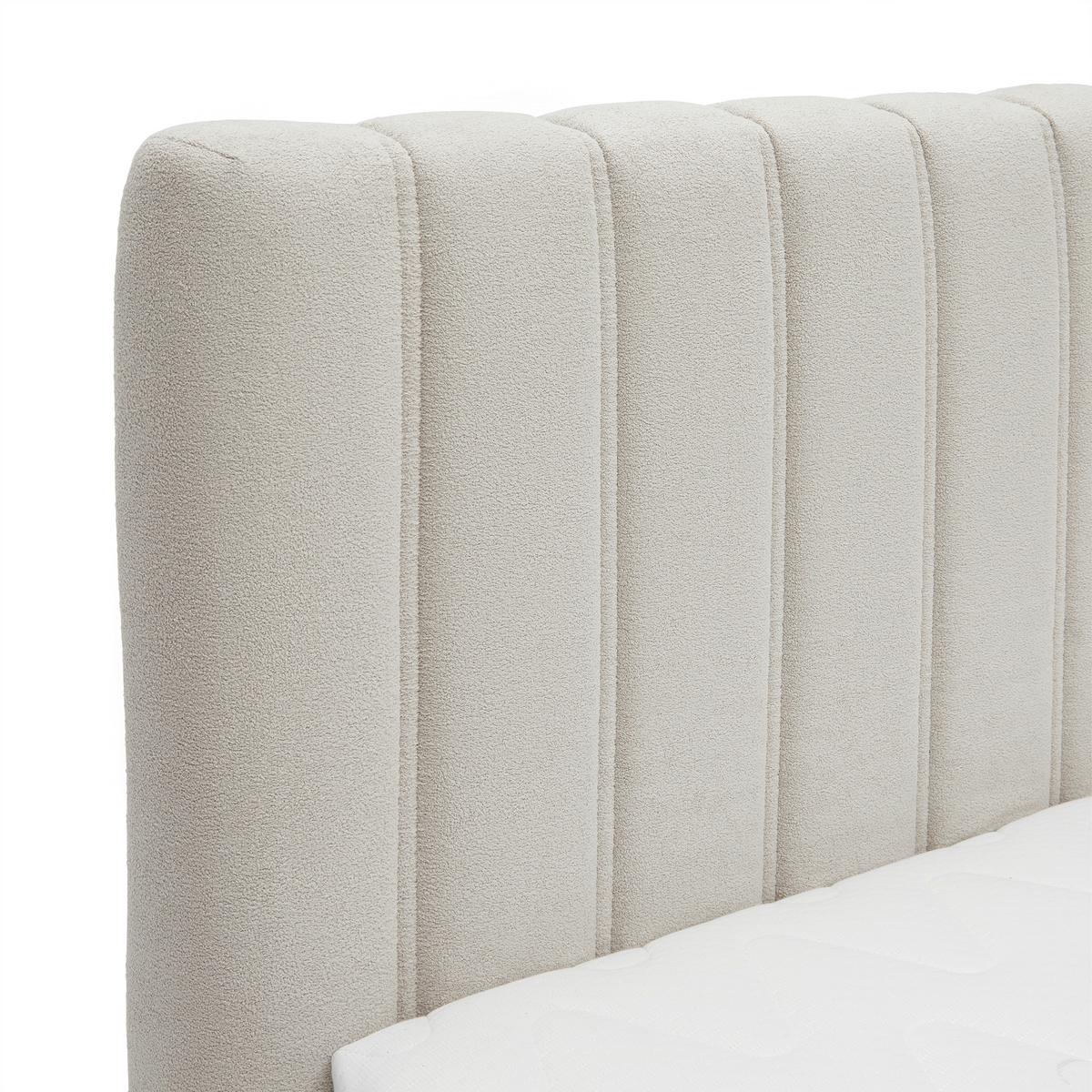 Boxspringbett Dixon Beige ca. 160x200cm - Beige/Schwarz, Konventionell, Holz/Holzwerkstoff (160/200cm) - Premium Living