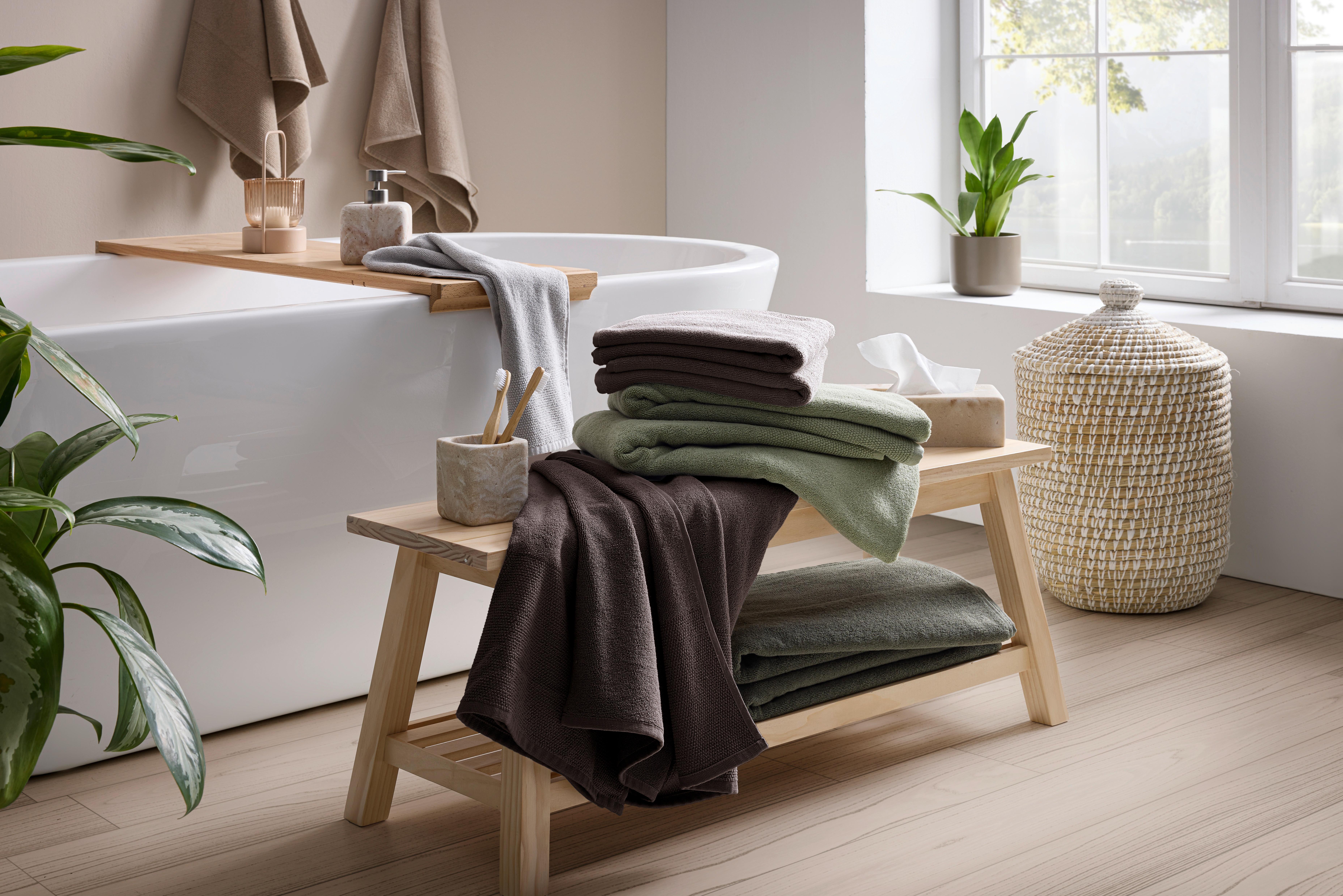 BADLAKAN OLIVIA - grön, Klassisk, textil (90/160cm) - Premium Living