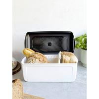 Kenyértartó Doboz Tetővel Tupperware Breadsmart - S - fekete/fehér, Modern, műanyag (32/16/15cm) - Tupperware