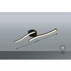 LED-TAKLAMPA IPO - opal/svart, Modern, metall/plast (51,5/10/7,6cm) - Mömax