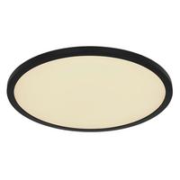LED-Deckenleuchte Sapana Schwarz/Weiß max. 21 Watt - Opal/Schwarz, Design, Kunststoff (42/2,5cm) - Globo