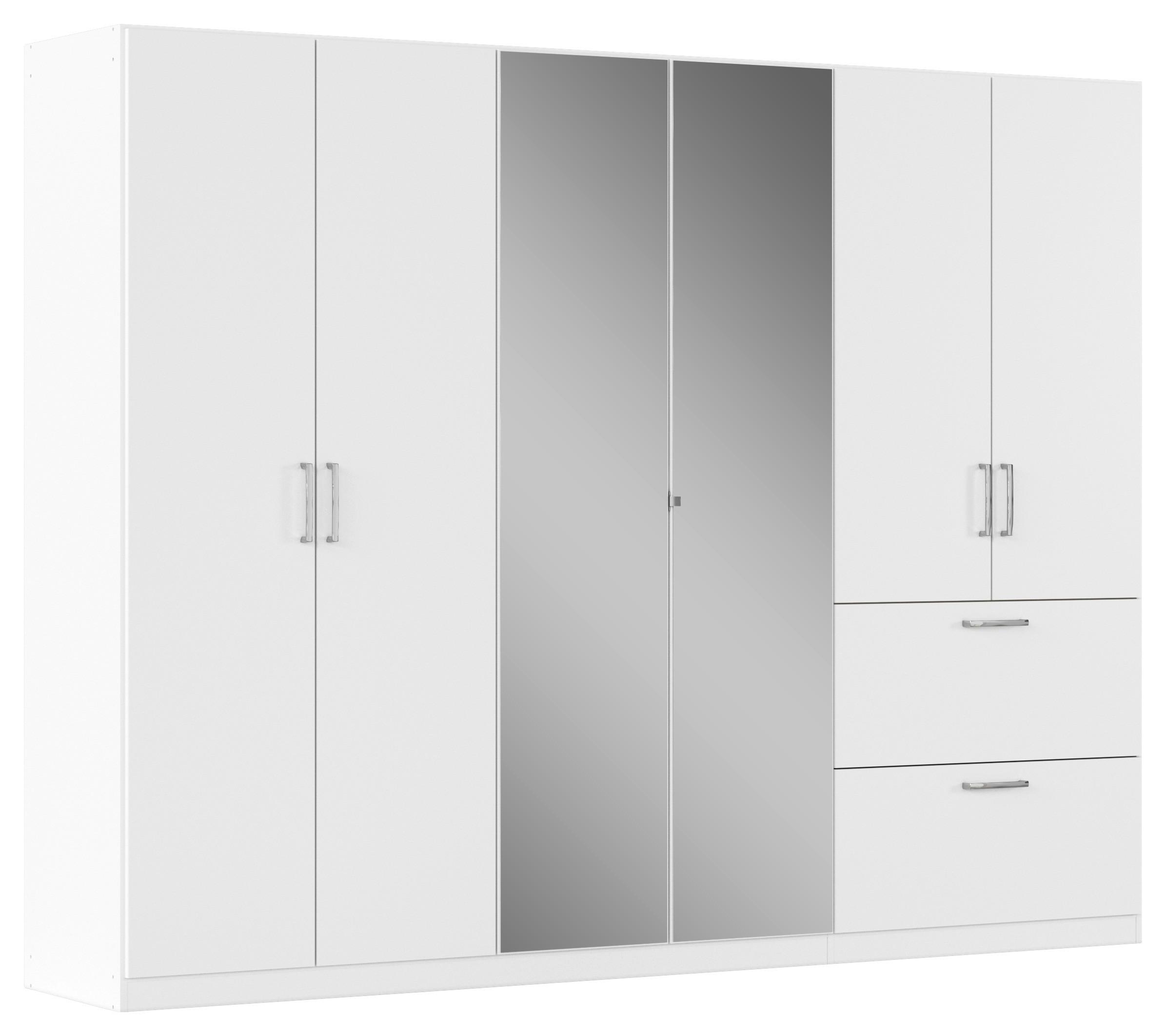 DULAP USI ROTATIVE PADUA - alb, Modern, material pe bază de lemn (271/210/54cm) - Modern Living
