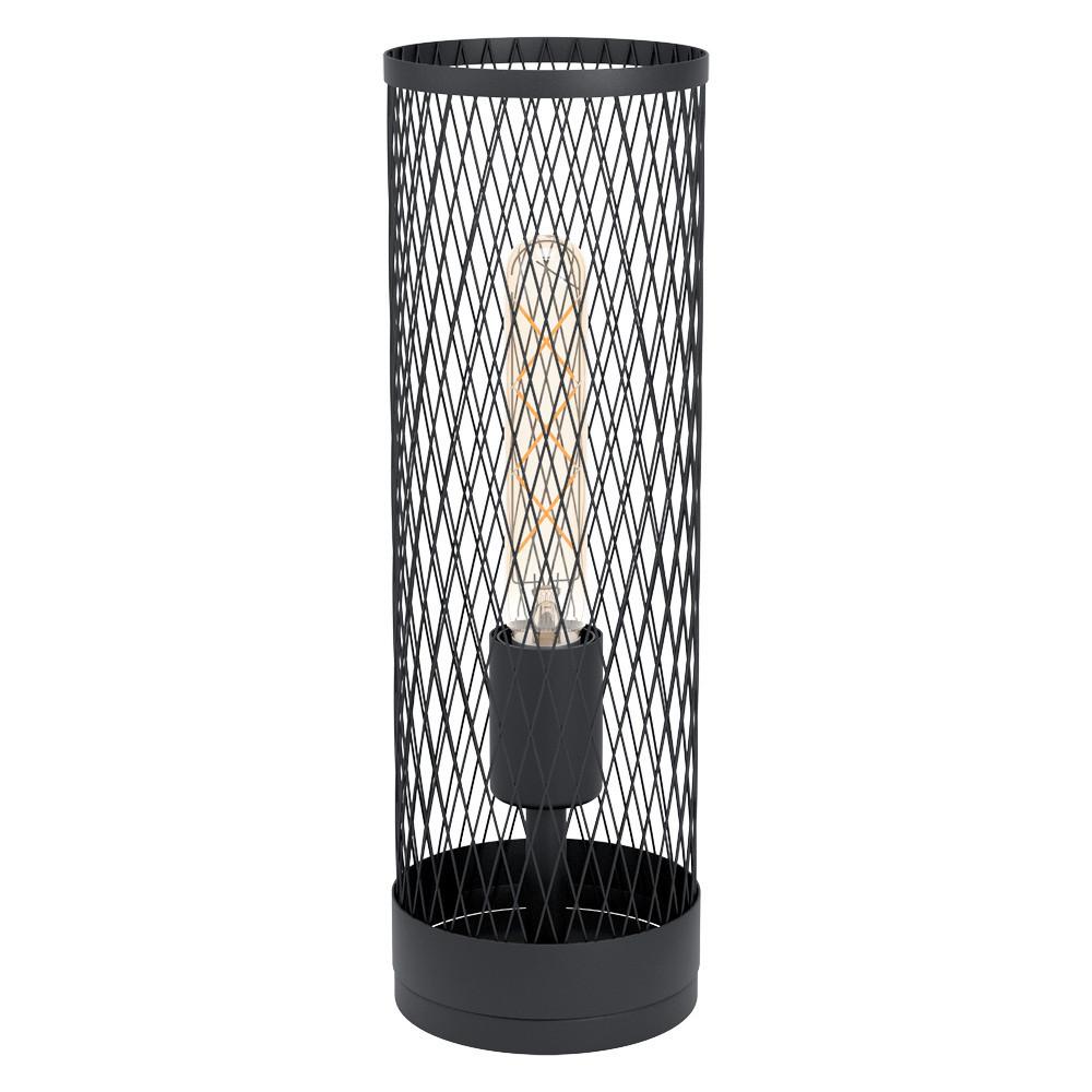 Tischleuchte 43536 Redcliffe - Schwarz, Design, Metall (12/12/38cm) - Eglo