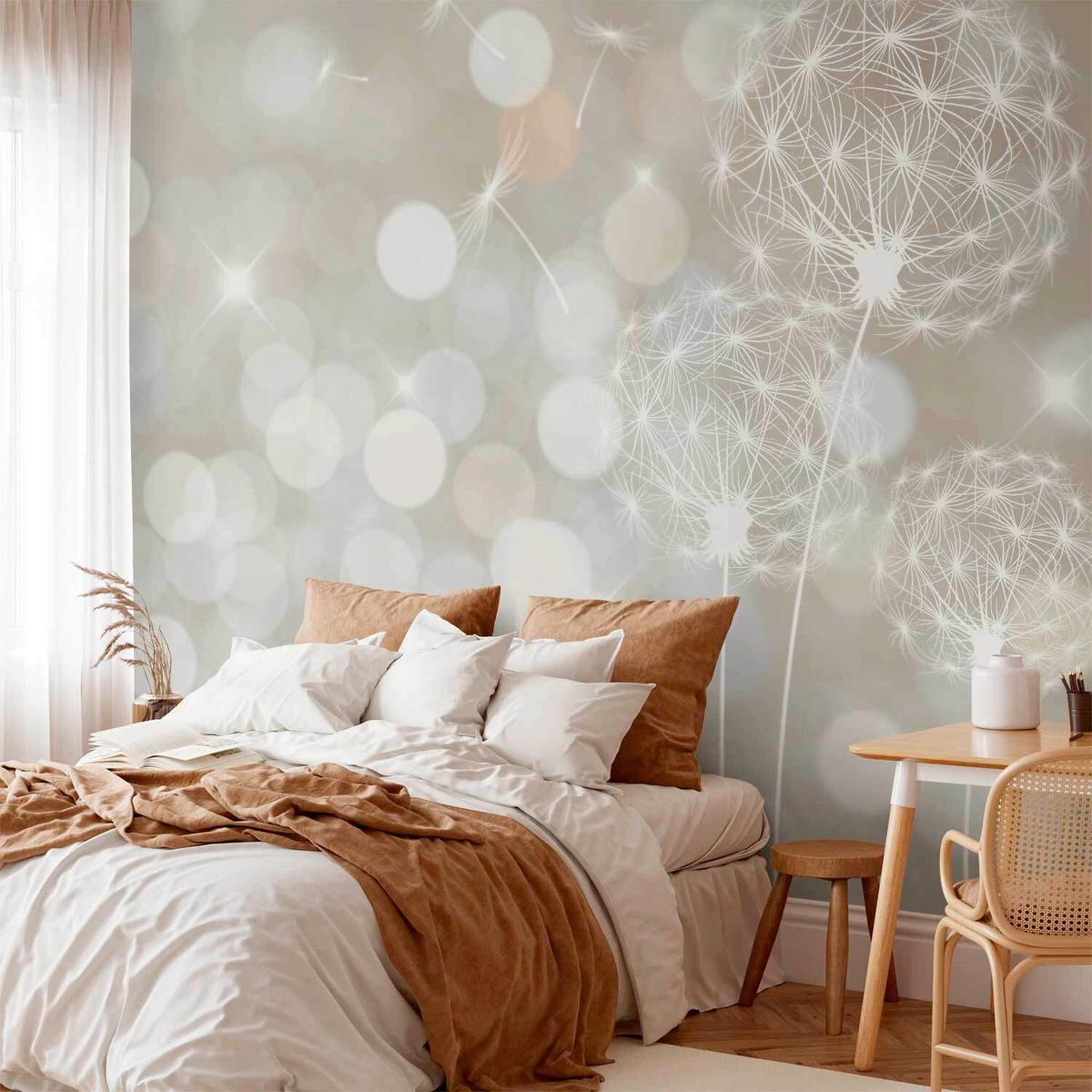 Fototapeta The Ballad Of Beauty, 250x175cm - bela/bež, Trendi, tekstil (250/175cm) - artgeist