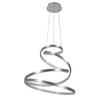 LED-HÄNGLAMPA SILVI - silver, Modern, metall/plast (50/50/120cm) - Mömax