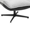 FÅTÖLJ AUDREY - svart/cremefärgad, Modern, metall/trä (82/104/89cm) - Mömax