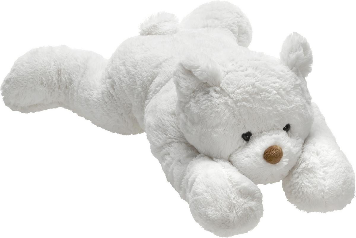 Animal de pluș Knut - alb, textil (75cm) - Modern Living