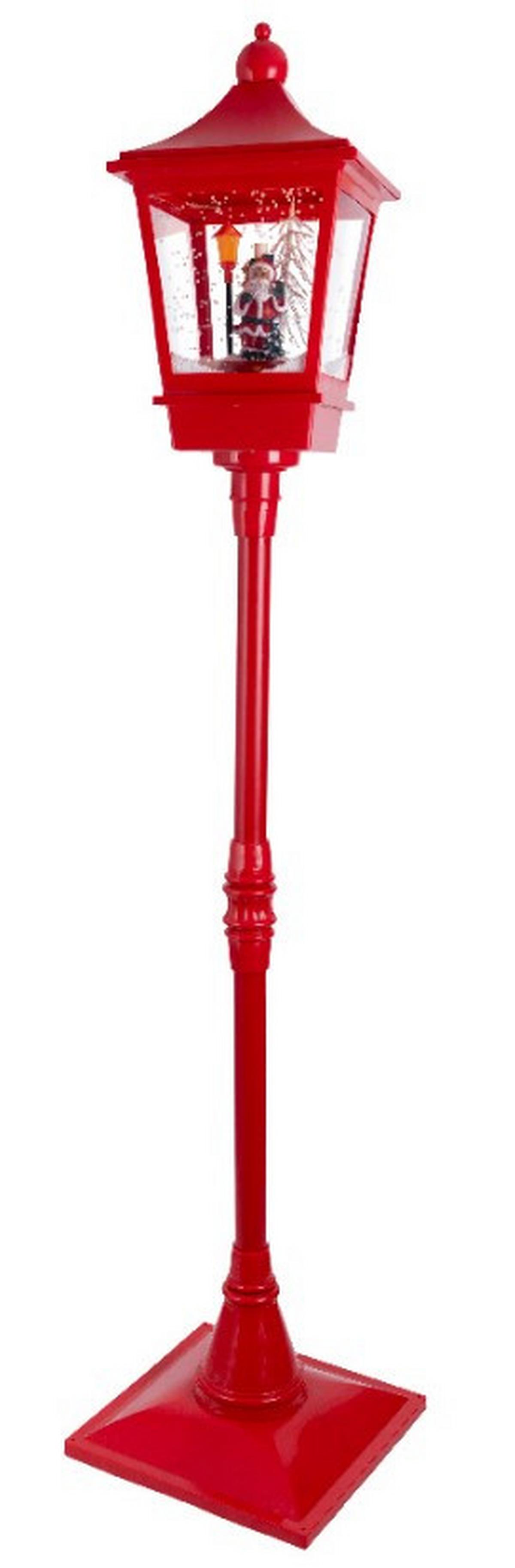 Figurină de Crăciun cu LED Ember cca. 185 cm - roșu, Basics, plastic (37,5/37,5/185cm)