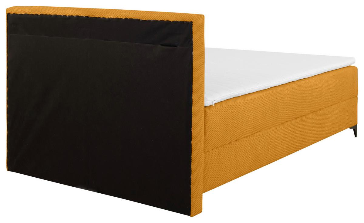 Box Krevet Jerry - boje senfa/crna, Konvencionalno, tekstil (100/200cm) - Mömax