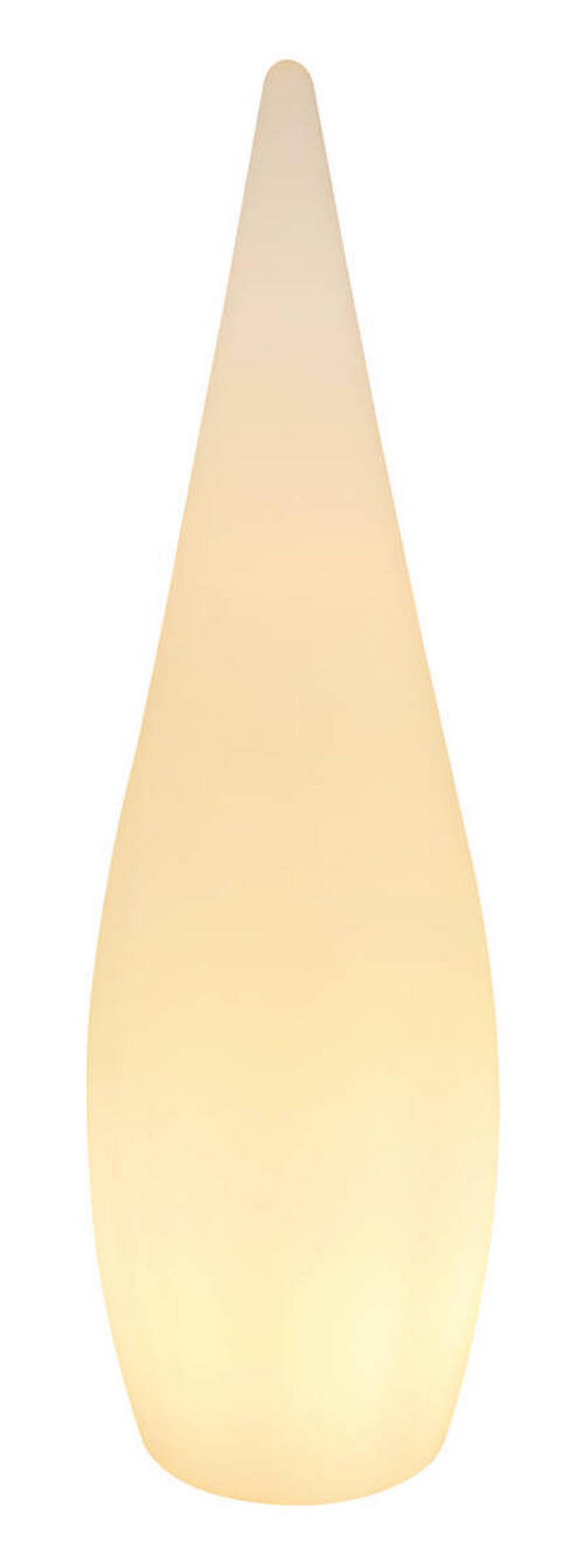 Stoječa Zunanja Svetilka Glance, Dalinsko Upravljanje - črna/bela, Design, umetna masa (36/120cm) - Globo