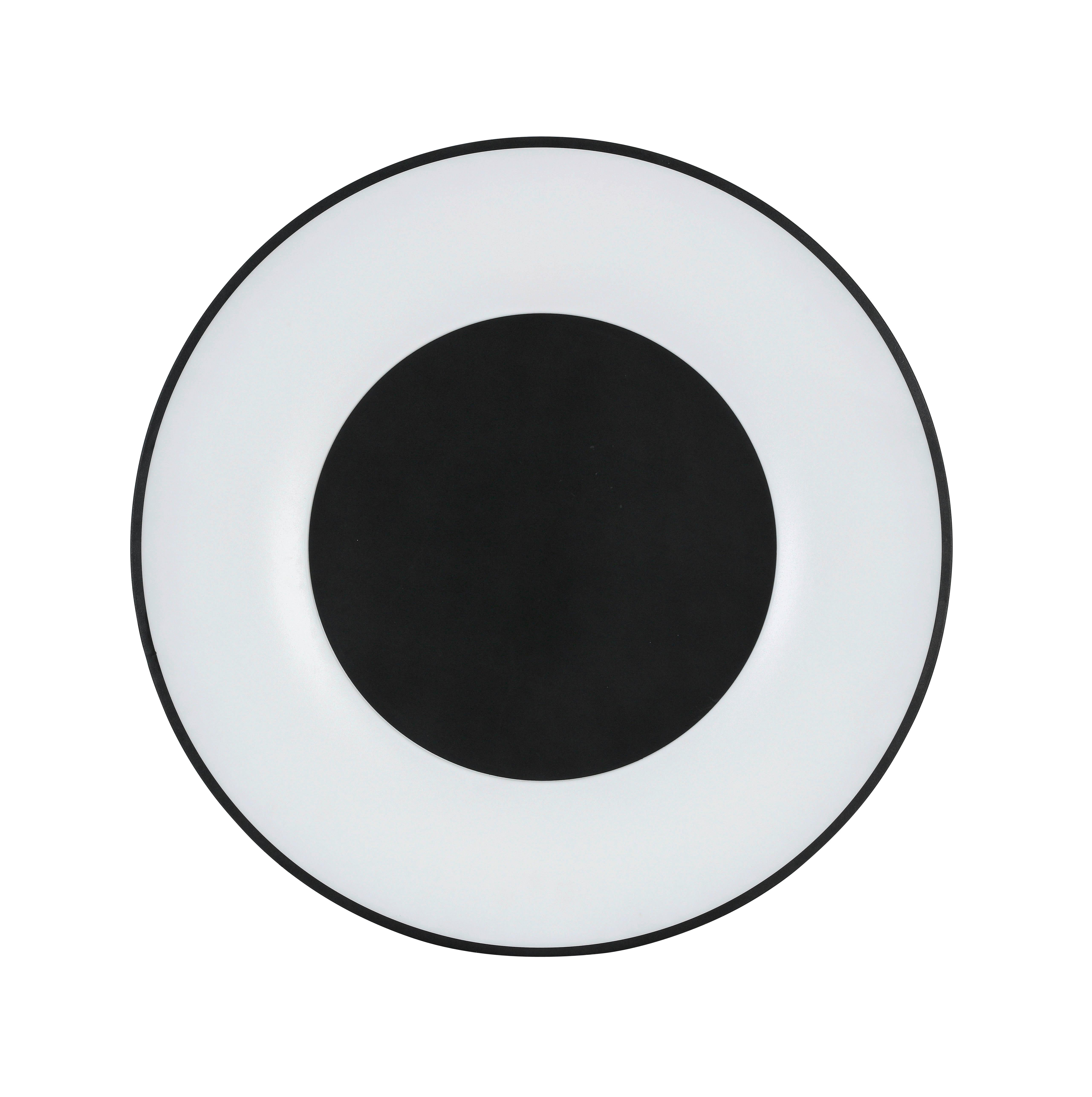 LED-TAKLAMPA JUMPO - vit/svart, Modern, metall/plast (70/7cm) - Mömax