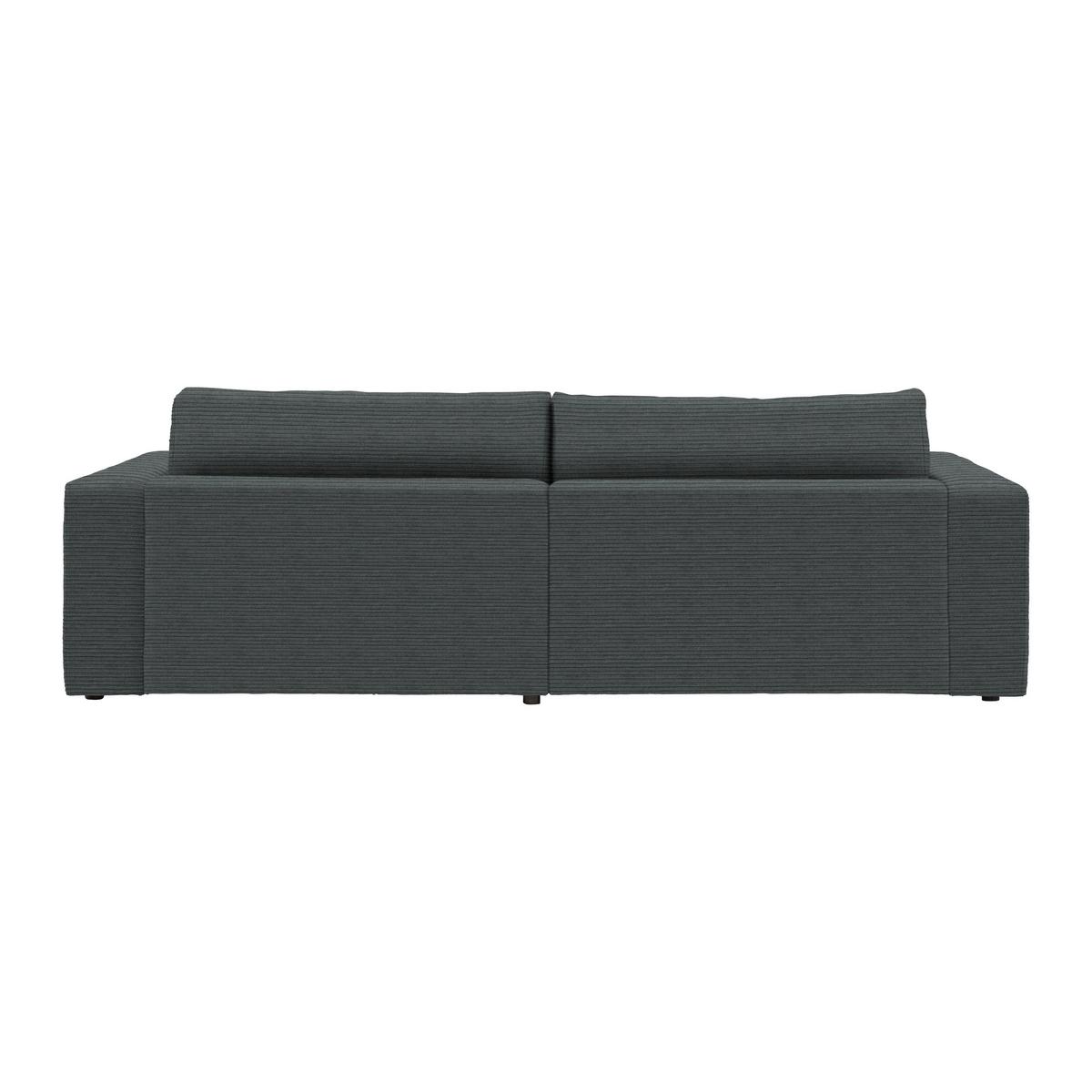 Ecksofa Fabiona rechts Graphitfarben - Graphitfarben, Modern, Holz (268/85/194cm) - Premium Living