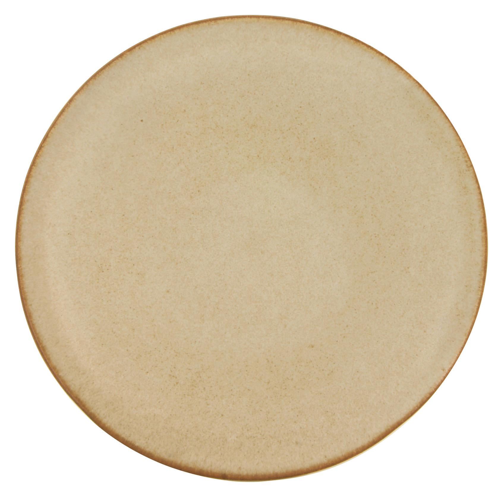 Dessertteller Sahara aus Keramik Ø ca. 21cm - Weiß, LIFESTYLE, Keramik (21/21/2,5cm) - Zandiara