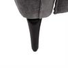 RELAXFÅTÖLJ CAPE TOWN - mörkgrå/svart, Modern, metall/trä (95/99/92cm) - Mömax