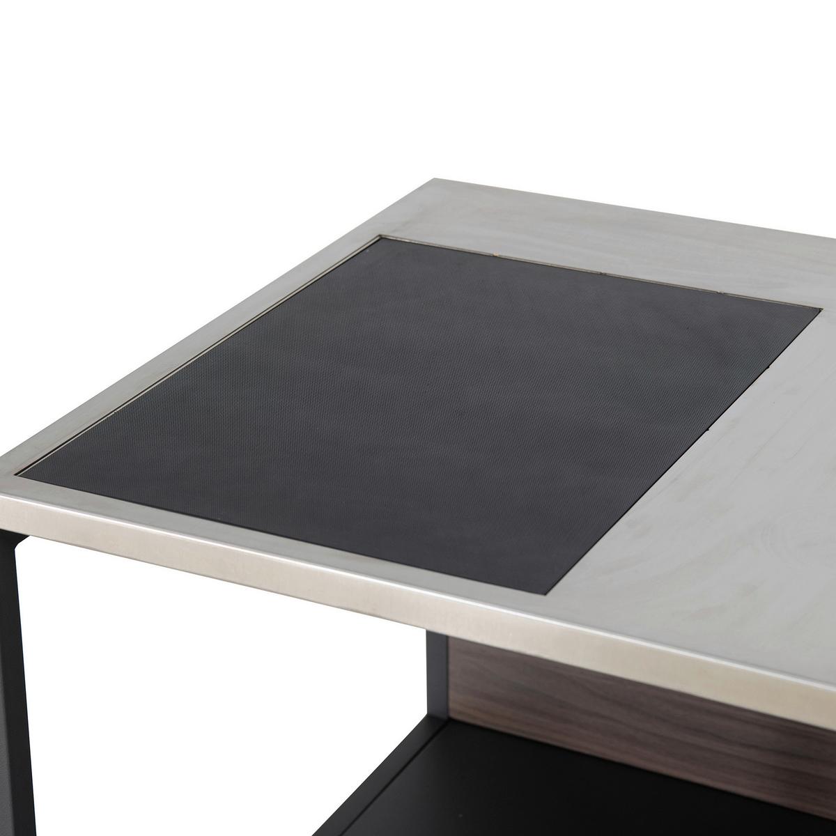 Outdoorküche Mambo Braun/Schwarz - Schwarz/Braun, Basics, Metall (63,5/91,5/54cm) - Modante