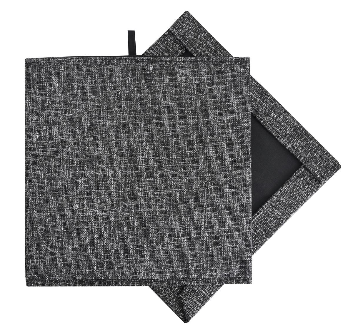 Cutie pliabilă Bobby - negru, Modern, carton/textil (33/33/33cm) - Mömax