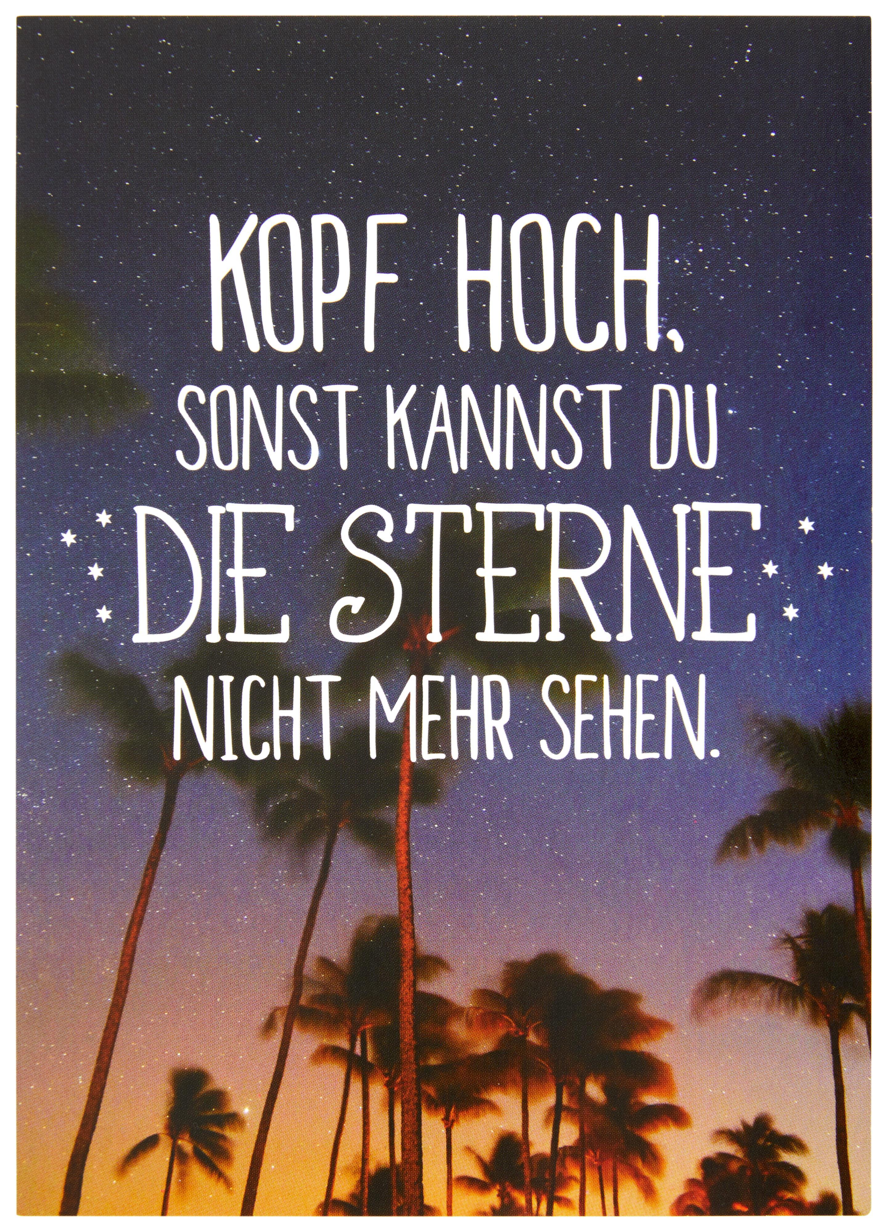 Postkarte Statements in Schwarz - Multicolor, Papier (10,5/14,8cm) - VS Visual Statements