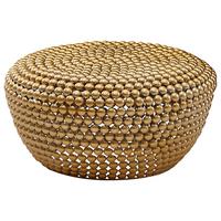 Klubska Miza Wl6.456 - zlate barve, Moderno, kovina (60/60/30cm) - MID.YOU