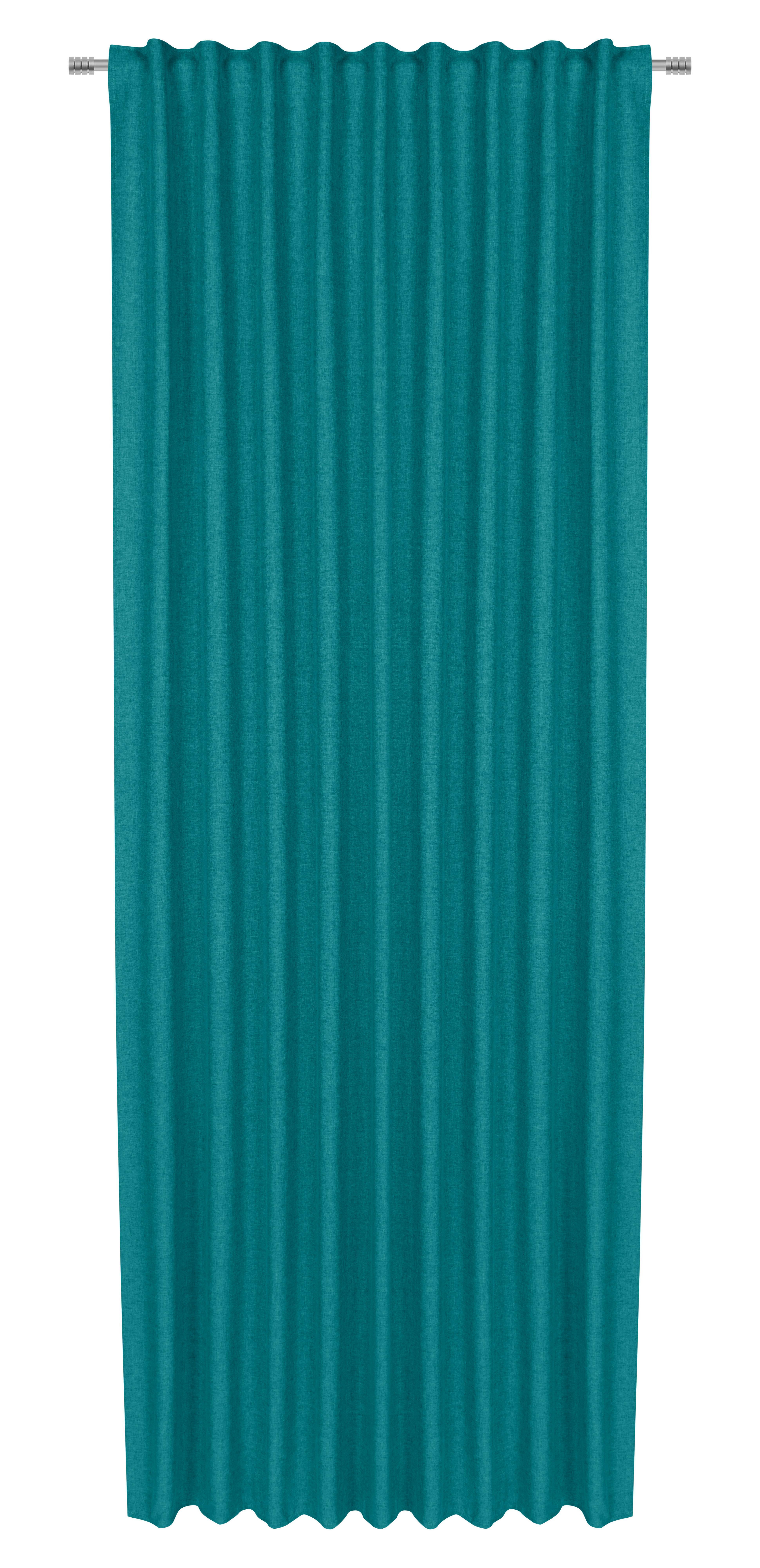 Draperie prefabricată Ulrich - albastru deschis, textil (135/245cm) - Modern Living