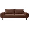 Canapea cu 3 locuri SELENE - maro, Modern, textil (242/89/115cm) - MID.YOU