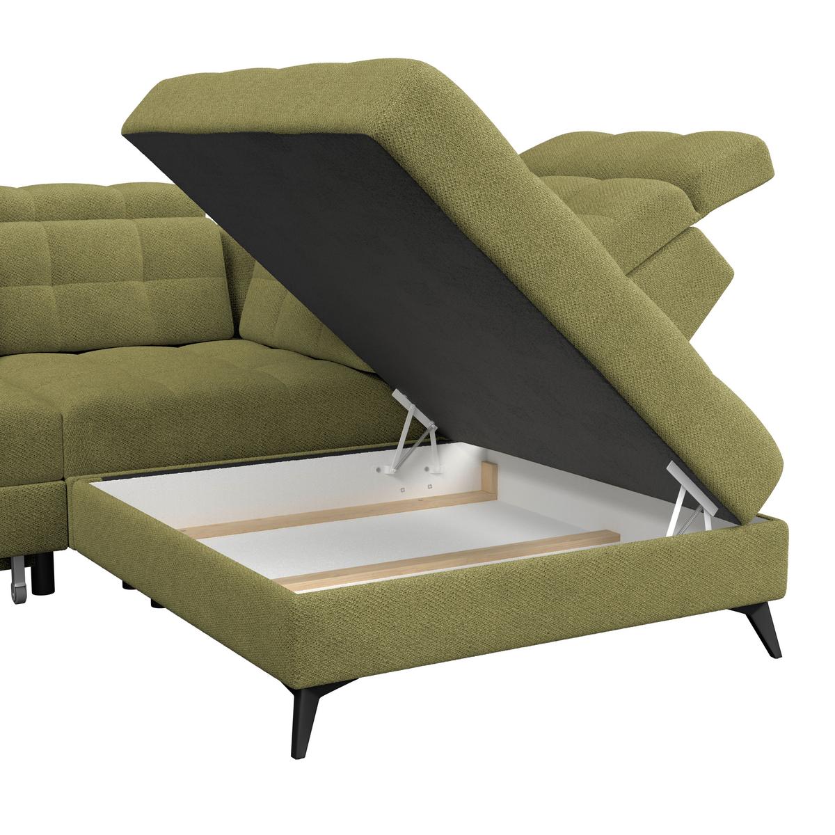 Coltar BARLETTA - verde, Romantik / Landhaus, textil (289/228cm) - Luca Bessoni