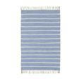 Handwebteppich Toni - Blau, MODERN, Textil (80/150cm) - MÖMAX modern living