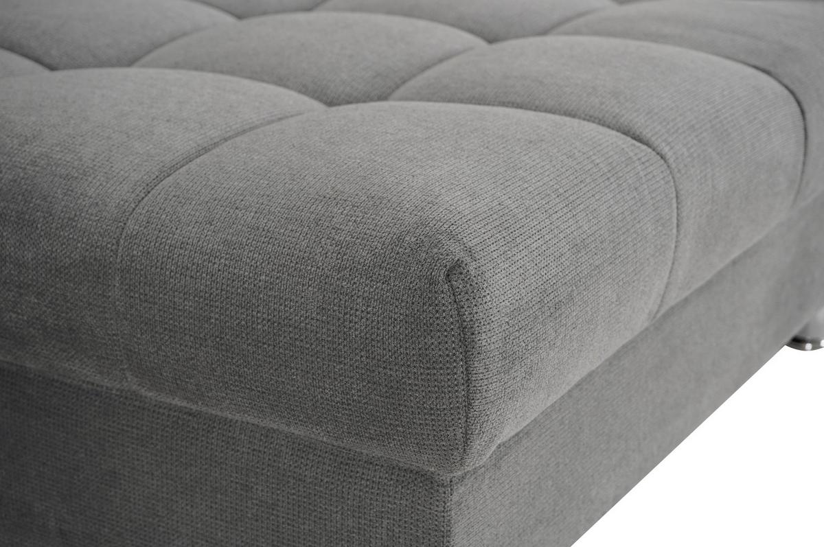 Sarokkanapé Erice - sötétszürke, Design, textil (312/198cm) - Livetastic