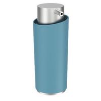 Seifenspender Chris in Blau - Blau, Modern, Kunststoff/Metall (7,6/15,9/6cm) - Premium Living