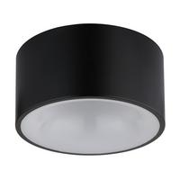 LAMPA SUFITOWA LED 56964S RAYMOND - czarny/opal, Basics, tworzywo sztuczne/metal (15/7,5cm) - Globo