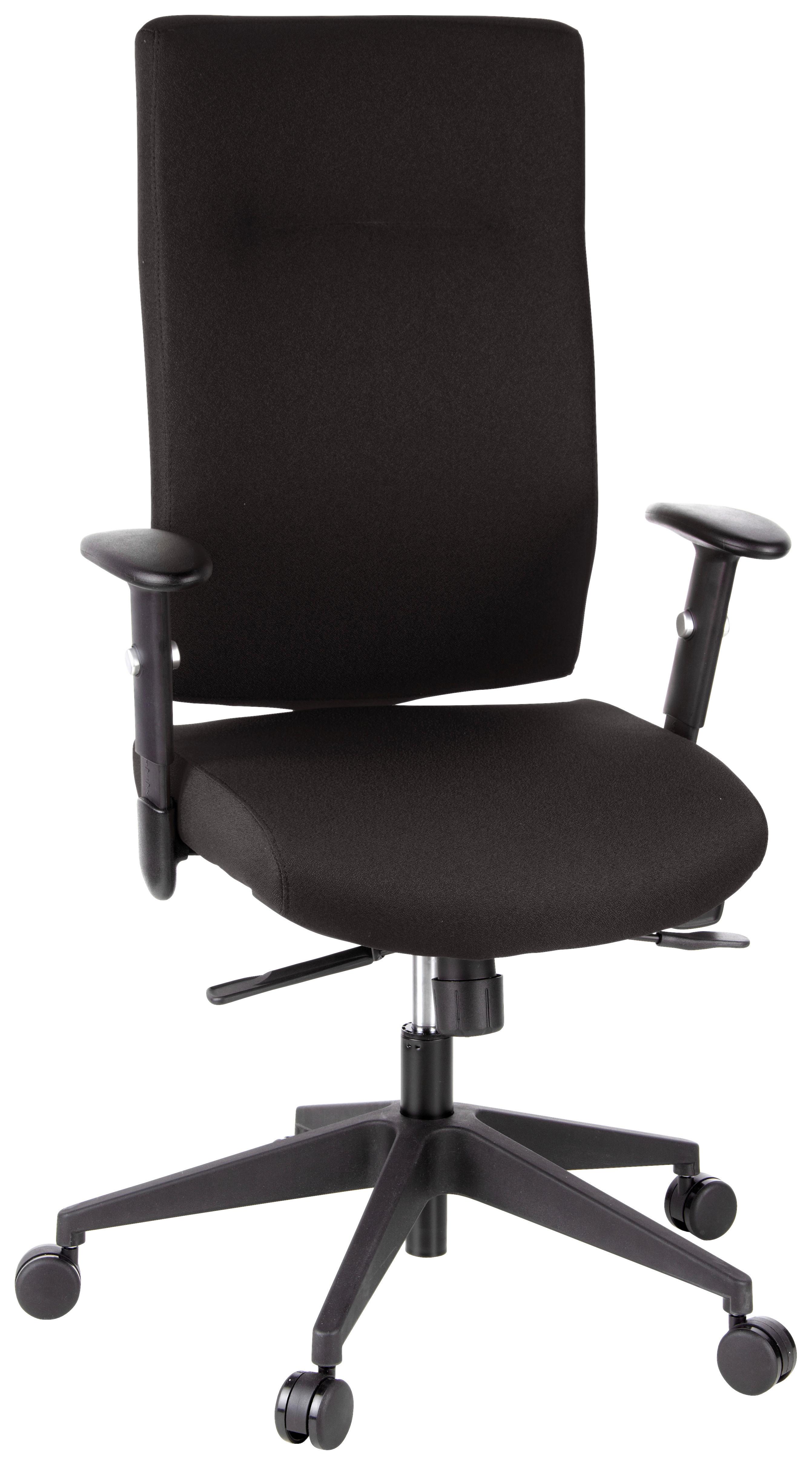 Pisarniški Stol Pro-tec 300, Črna - črna, Moderno, umetna masa/tekstil (57/125/53cm) - MID.YOU