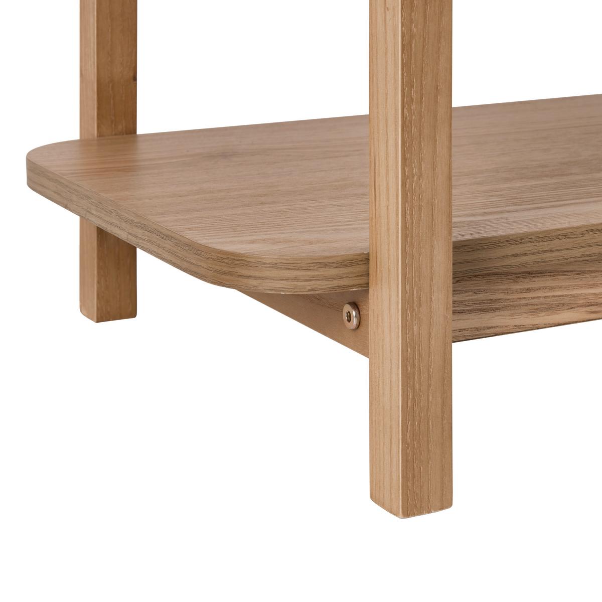 Regal Kavok Naturfarben Esche - Eschefarben/Naturfarben, Natur, Holz/Holzwerkstoff (80/90/35cm) - Premium Living