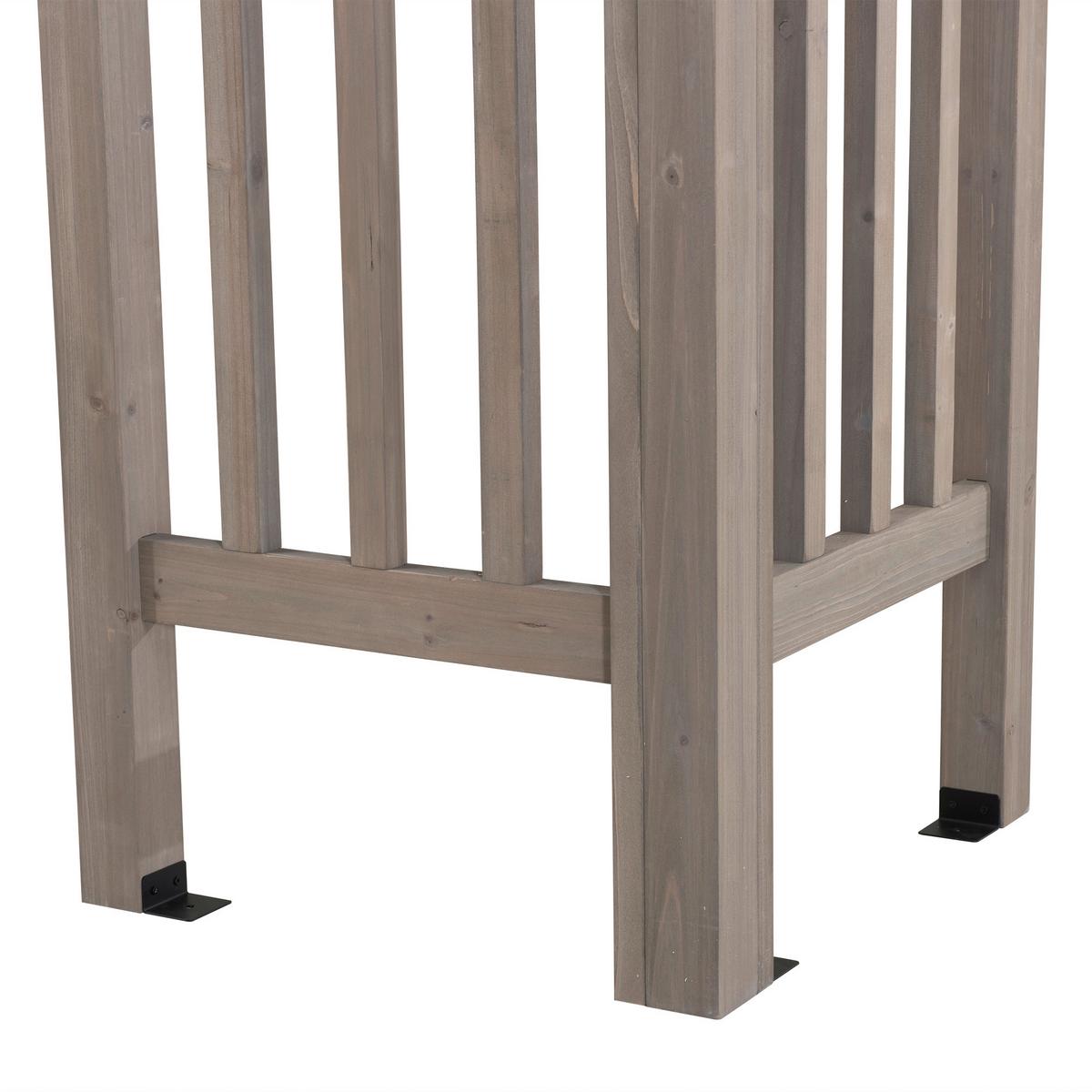 Pavillon Naturfarben/Hellgrau - Hellgrau, Basics, Textil (427/250/305cm)