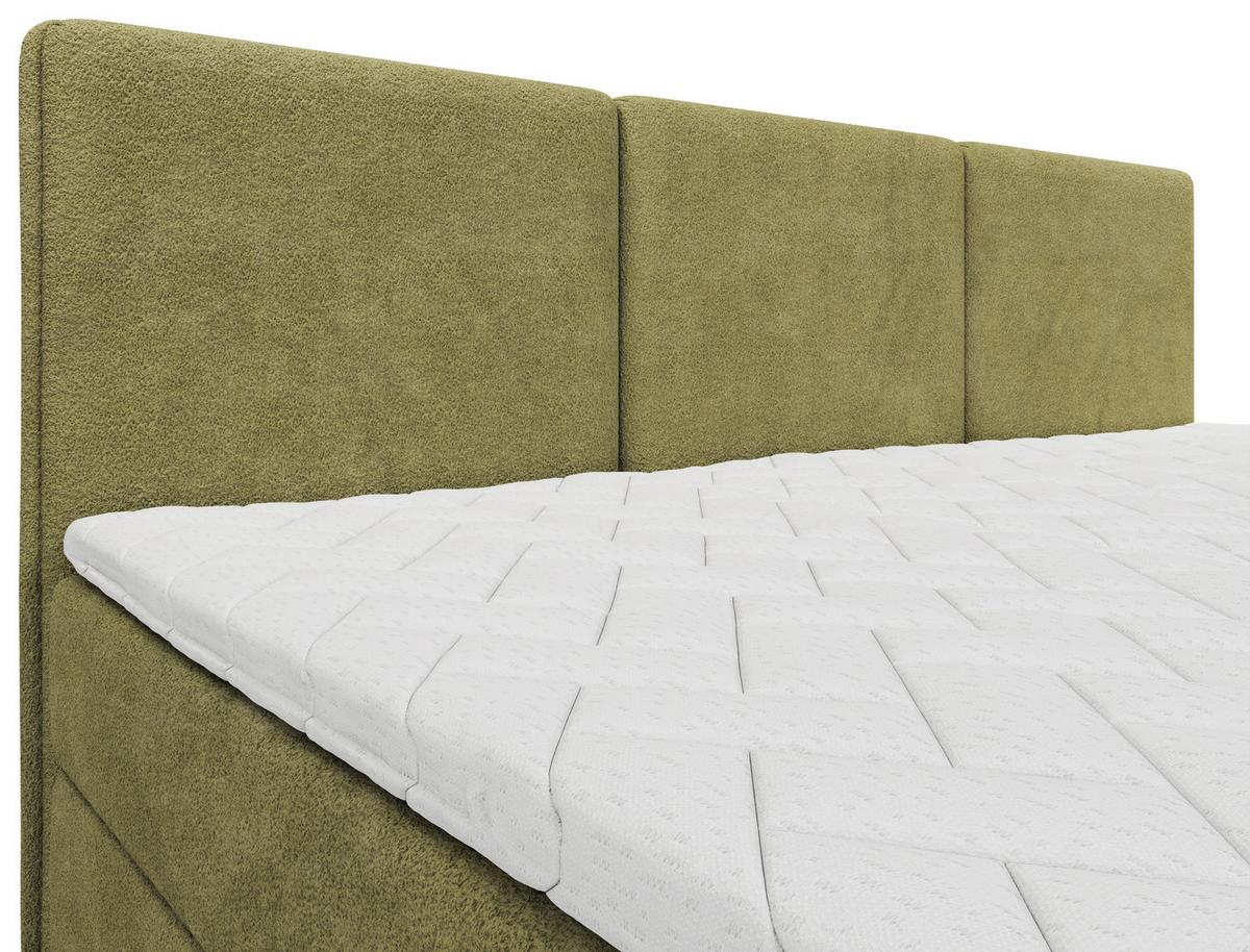 Familienbett Domino Combo II Grün ca. 270x200cm - Schwarz/Grün, MODERN, Holz/Holzwerkstoff (270/200cm) - MID.YOU