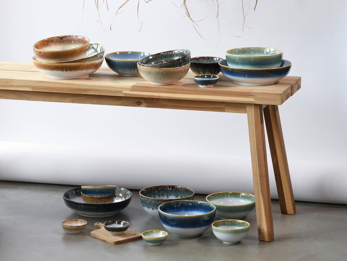 Set Posod Cascade Bunt, 12-Delni - večbarvno, Basics, keramika - Creatable