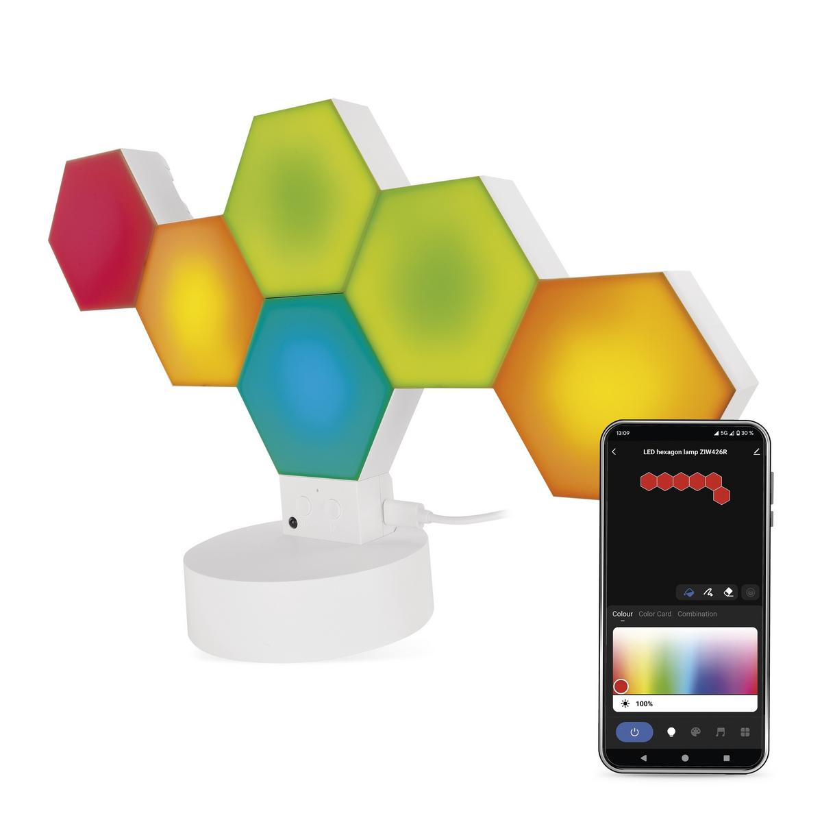 LED Asztali Lámpa Gosmart Hexagon - Basics