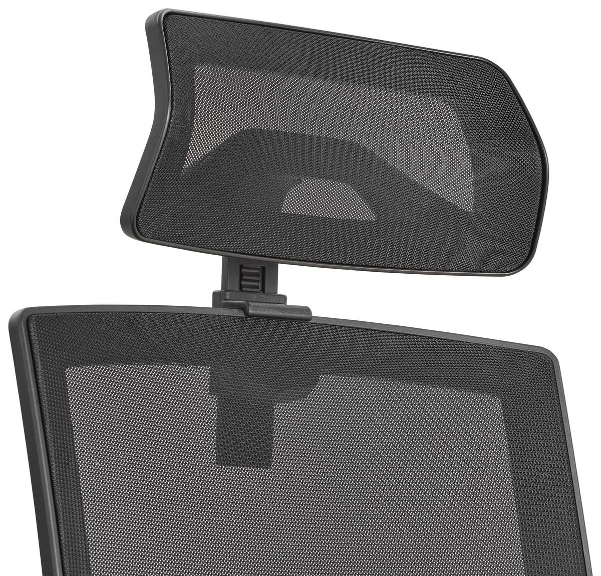 KRZESŁO OBROTOWE PREMIUM 2 - czarny/kolor chromowy, Konventionell, tworzywo sztuczne/metal (70/133/70cm) - Venda