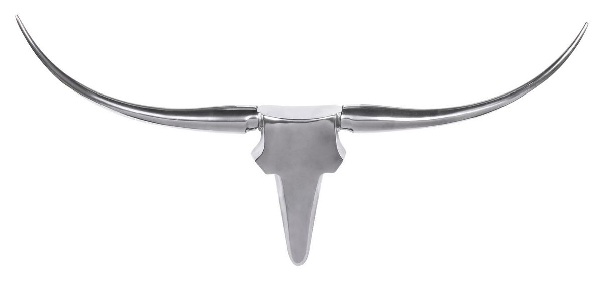 Wanddeko Wohnling Silberfarben - Silberfarben, MODERN, Metall (100/40/6cm) - MID.YOU