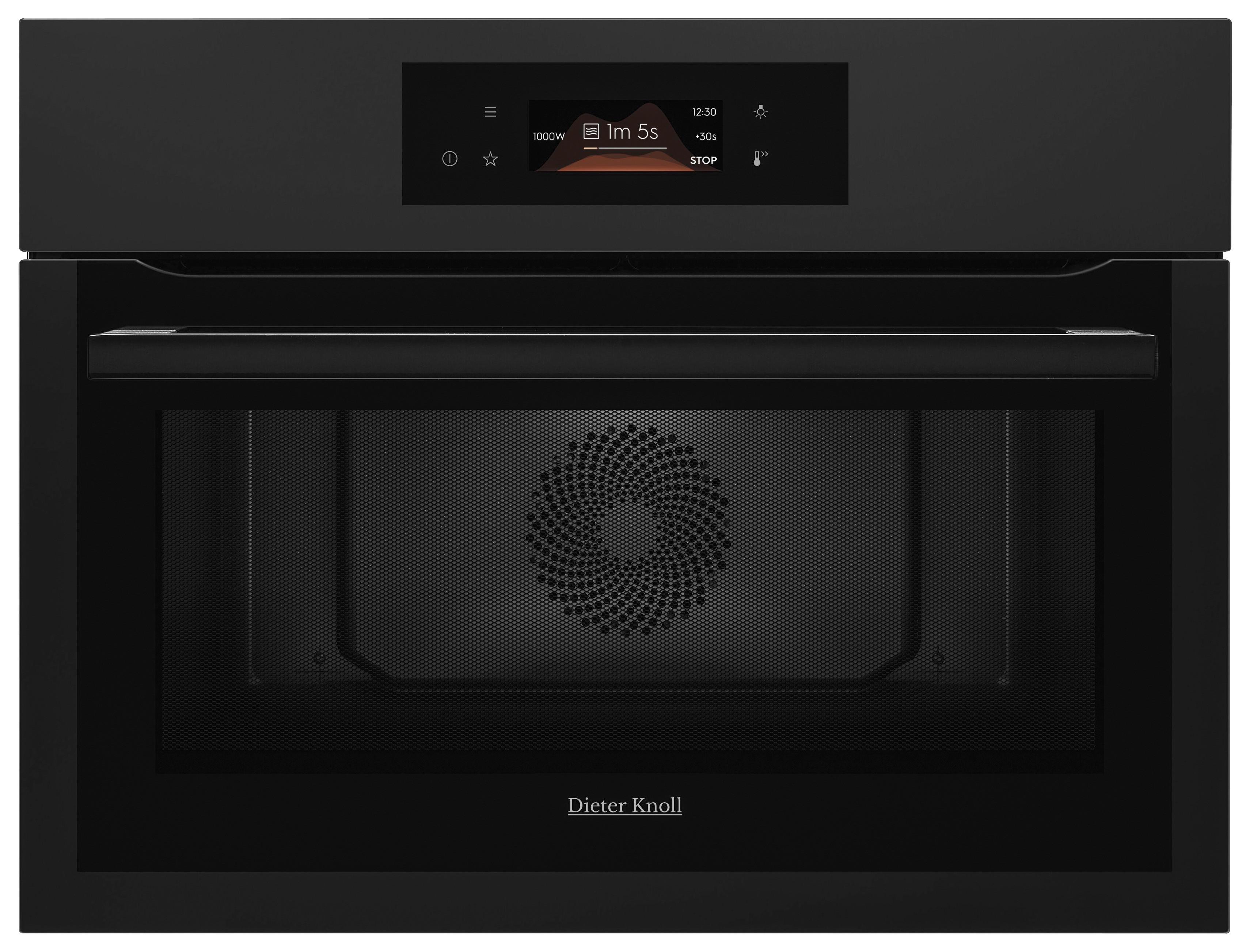 Kampaktbackofen DKK57306MK Schwarz - Schwarz, Basics, Glas/Metall (59,5/45,6/56,1cm) - Dieter Knoll