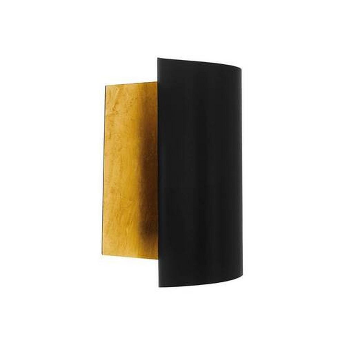 Wandleuchte 98759* Falicetto - Goldfarben/Schwarz, Design, Metall (25/16/11,5cm) - Eglo