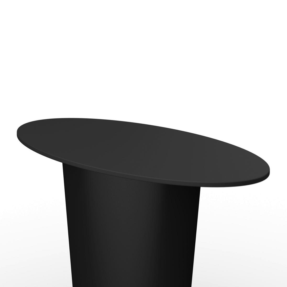 Esstisch Thiago Schwarz MDF/Stein ca. 160x90 cm - Schwarz, MODERN, Holzwerkstoff/Stein (160/76/90cm) - Bessagi Home