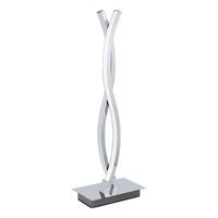 Tischleuchte 96105_lasana 2 - Chromfarben/Weiss, Design, Kunststoff/Metall (16/10/46cm) - Eglo