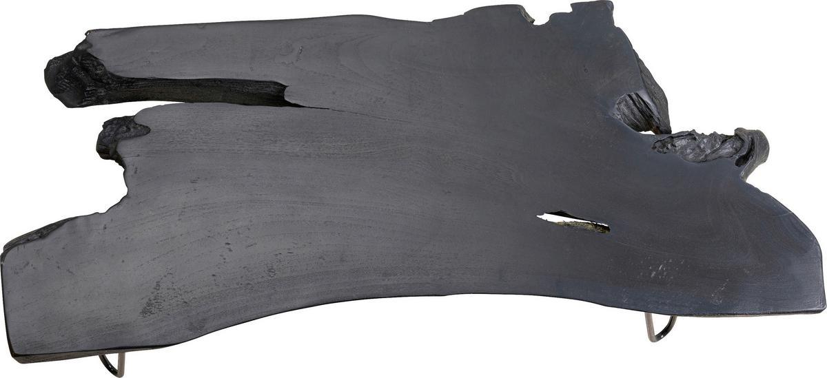 STOLIK KAWOWY ASPEN - czarny, Design, metal/drewno (100/40/40cm) - Kare-Design