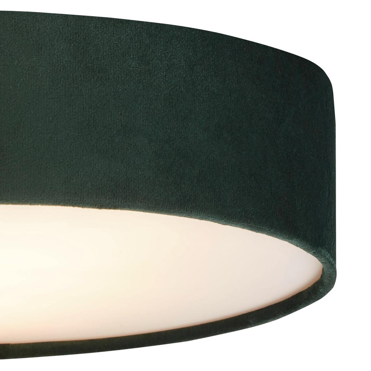 Mennyezeti Lámpa Drum 23298-3gr - zöld, Design, textil/fém (50/50/10cm)