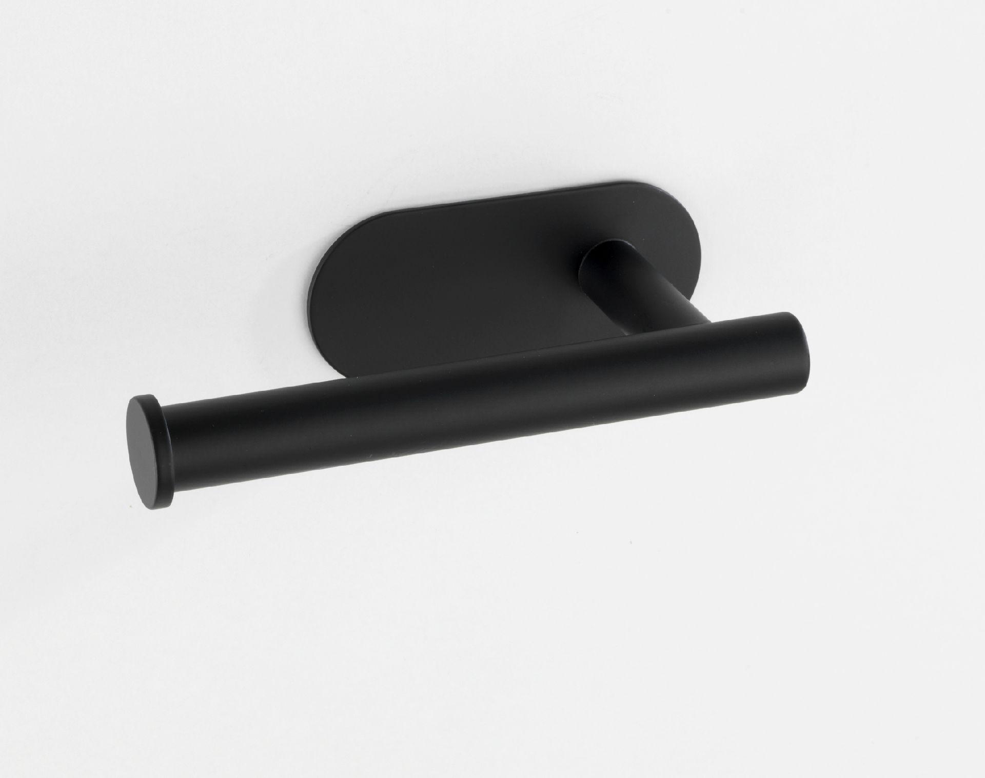 Suport pentru hârtia igienică Turbo Loc - negru, Modern, metal (16/4,5/7cm) - Modern Living