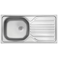 Evido Basic Mosogató Evido Basic *top Ár* - nemesacélszínű, fém (86/43.5/15cm) - Best Price